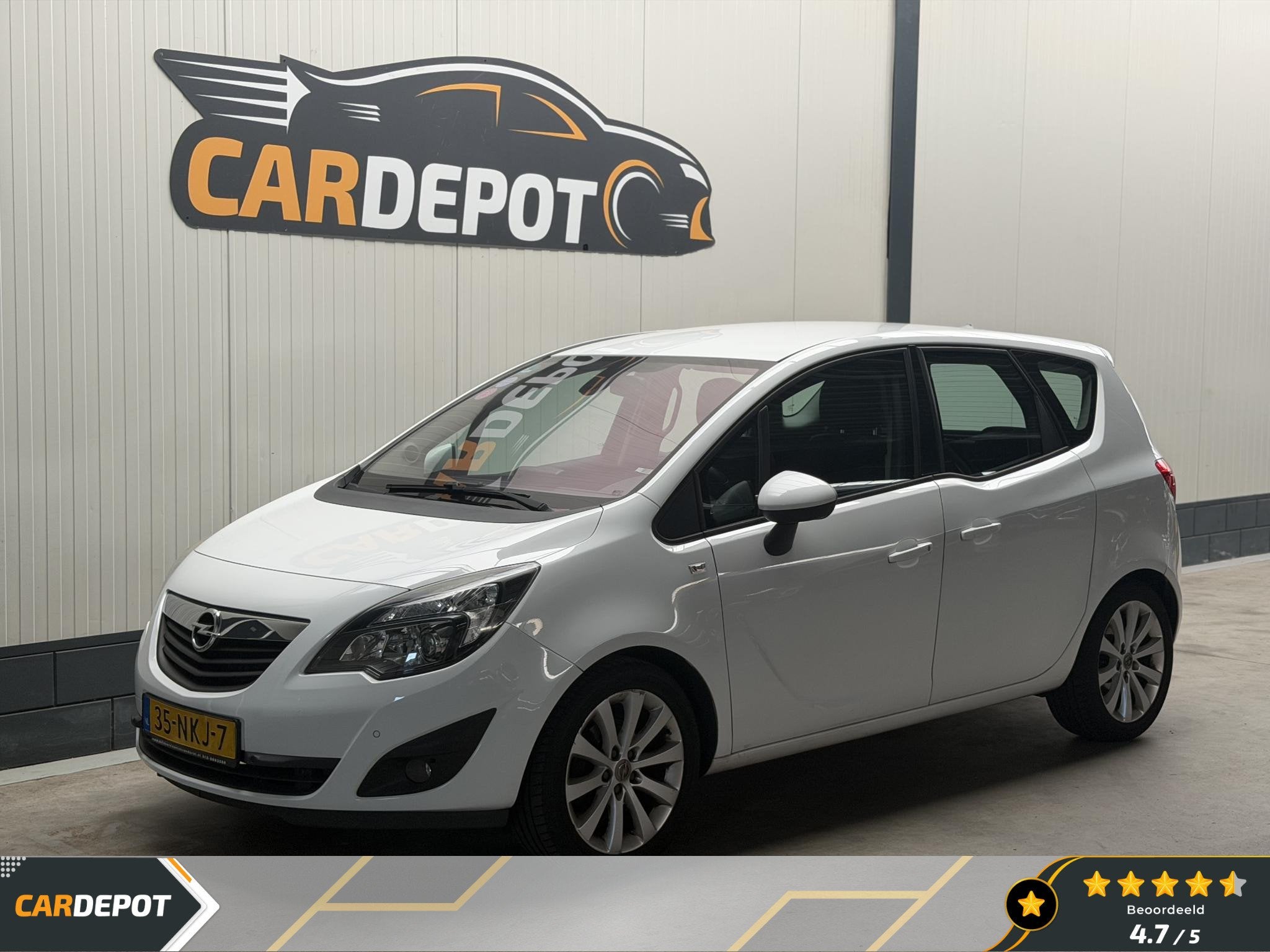 Opel Meriva 1.4 Turbo Edition Zeer Netjes Trekhaak AC Techni, Auto's, Voorwielaandrijving, Euro 5, Stof, Gebruikt