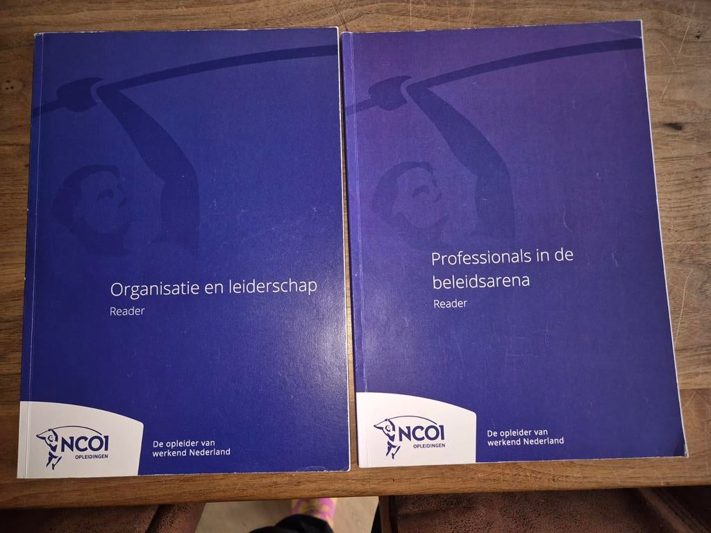 NCOI Organistie&leiderschap Professionals in de beleidsarena, Ophalen of Verzenden