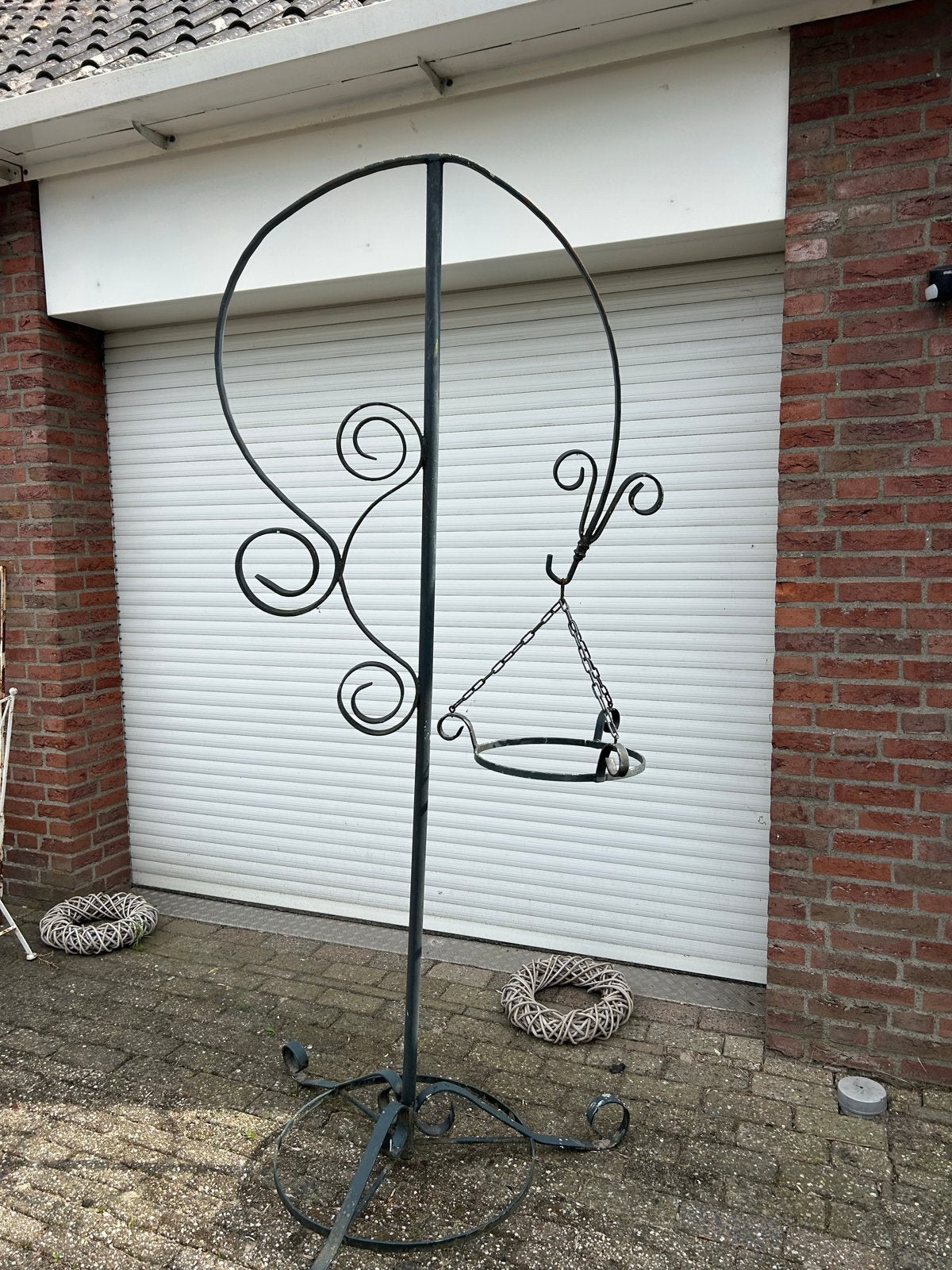 Franse plantenstandaard 230 cm hoog, Ophalen, Gebruikt, 100 cm of meer, Metaal