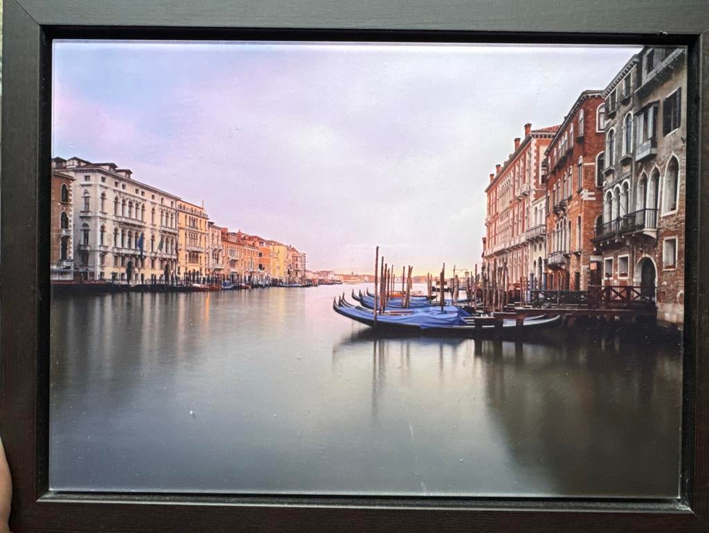 Venetie V ralph hinterkeuser lijst 28x21 cm, Ophalen