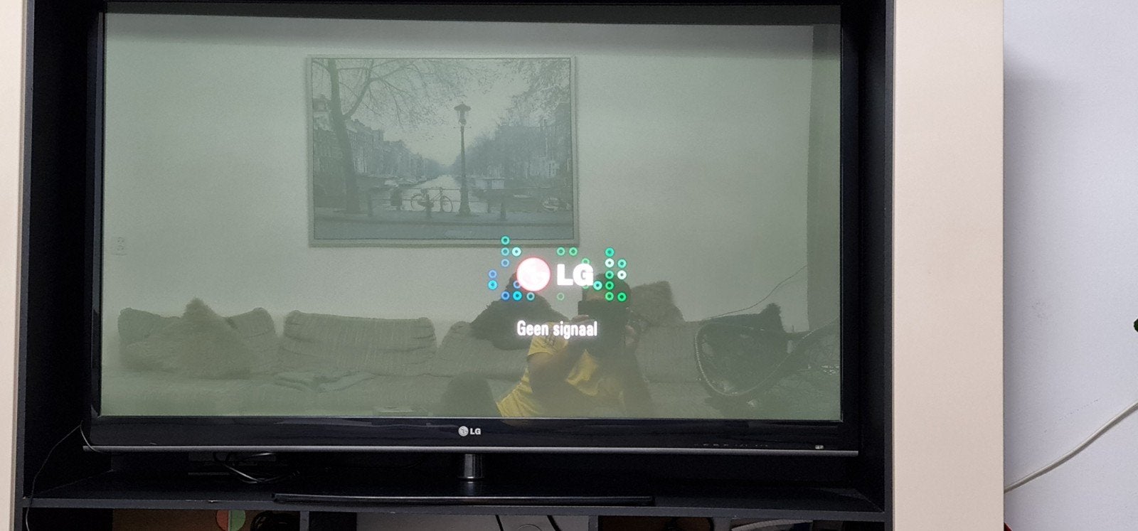 LG tv 60 inch. GEEN SMART wel Google Chrome kast, Ophalen
