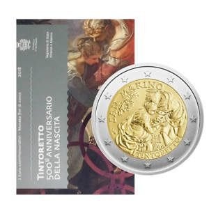 2 Euro San Marino 2018 in BU Blister - Jacopo Tintoretto, Verzenden, San Marino, 2 euro, Losse munt