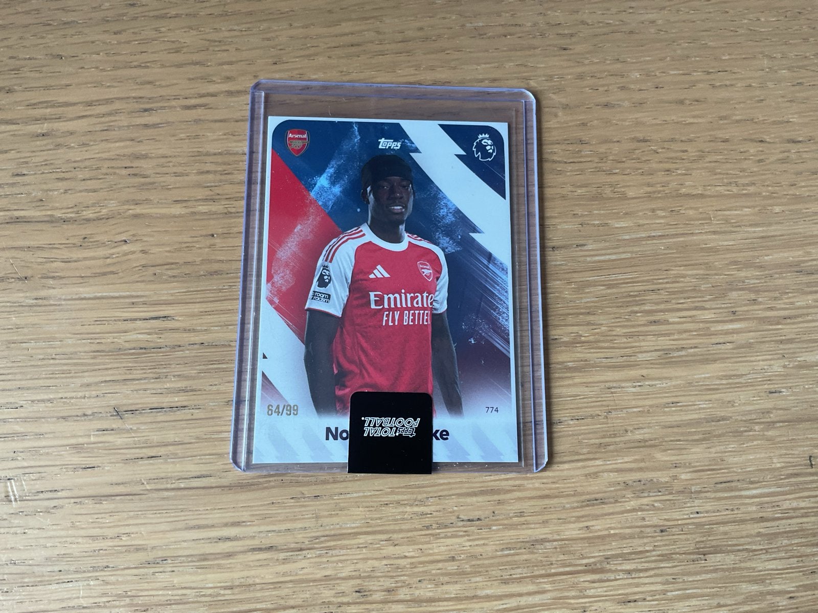 Noni Madueke Topps Arsenal Voetbal Spelerskaart /99, Ophalen of Verzenden, Zo goed als nieuw, Buitenlandse clubs, Spelerskaart