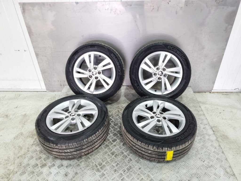 Skoda Velgen set 5x100, Auto-onderdelen, Banden en Velgen, Gebruikt, 15 inch, Velg(en), Personenwagen