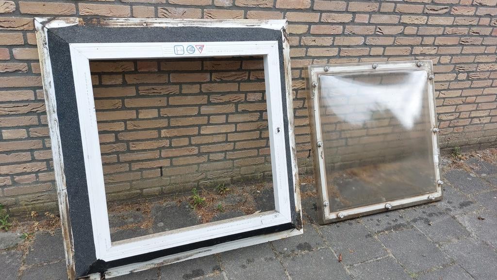 Lichtkoepel licht koepel 80 x 80 dagmaat 80x80, Doe-het-zelf en Verbouw, Ophalen, 80 tot 120 cm, Dakraam