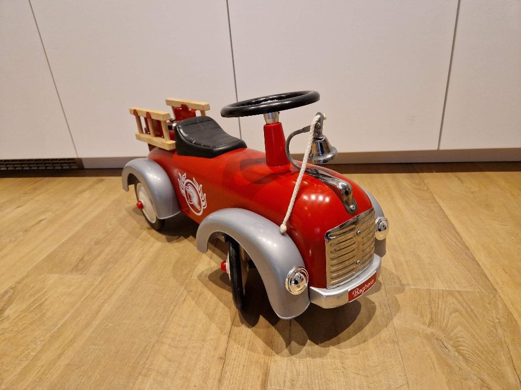 Baghera loopauto brandweer, Ophalen, Gebruikt
