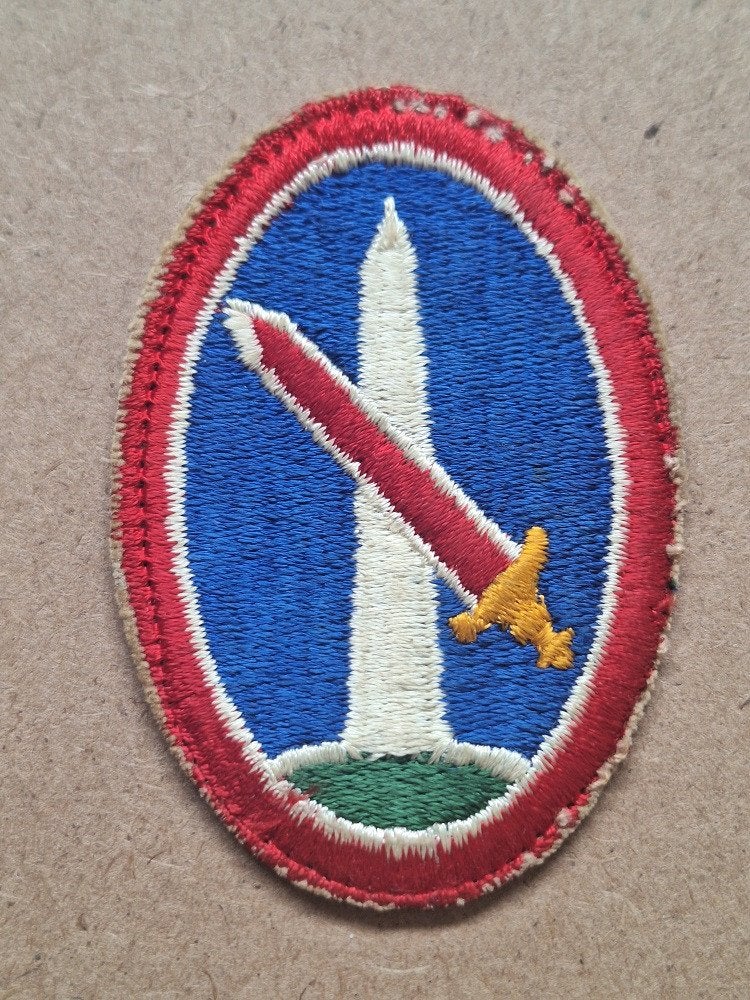 WWII US Military District of Washington patch, Verzenden, Amerika, Embleem of Badge