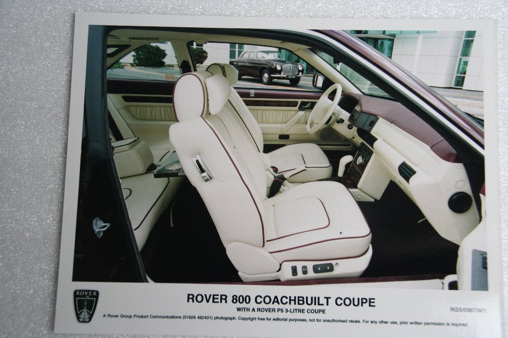 Persfoto Austin Rover 800 Coachbuilt Coupe (1985) (10), Ophalen of Verzenden, Nieuw, Overige merken