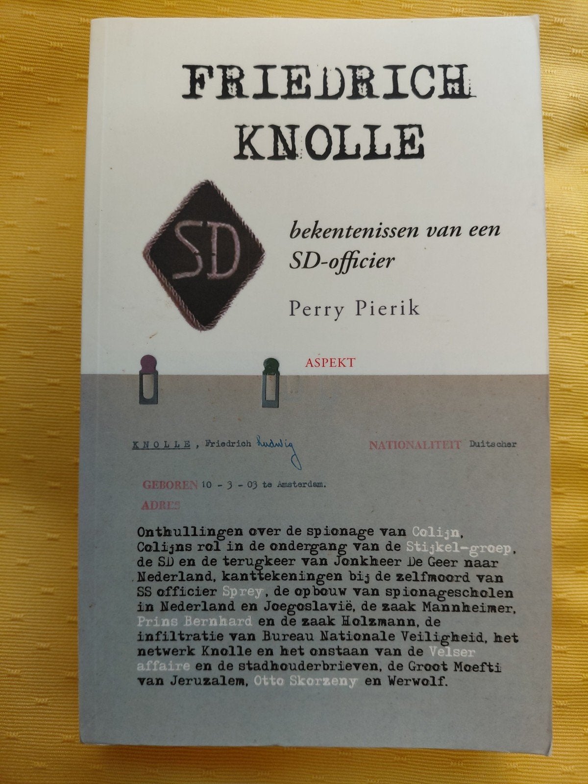 Friedrich Knolle. van Perry Pierik., Ophalen of Verzenden, Zo goed als nieuw, Perry Pierik