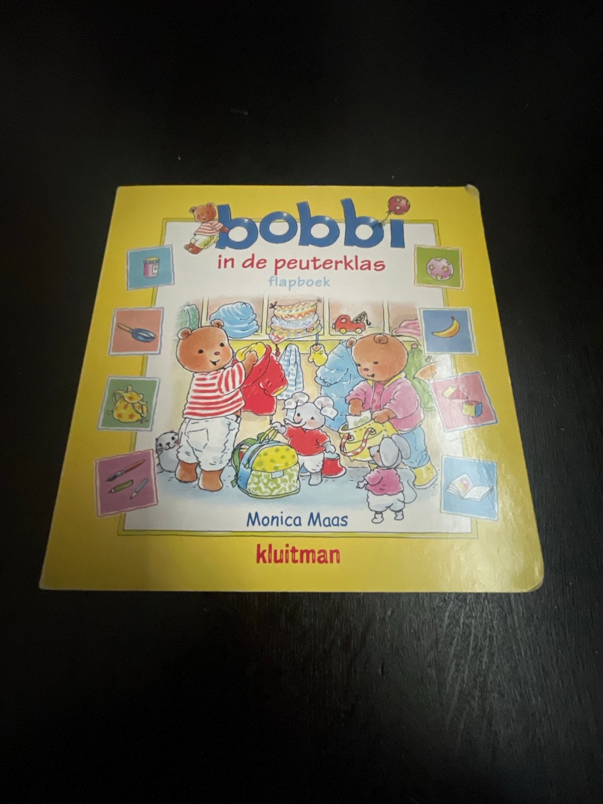 Bobbi in de peuterklas - Flapboek Monica Maas, Ophalen of Verzenden, Gelezen, Uitklap-, Voel- of Ontdekboek, 2 tot 3 jaar