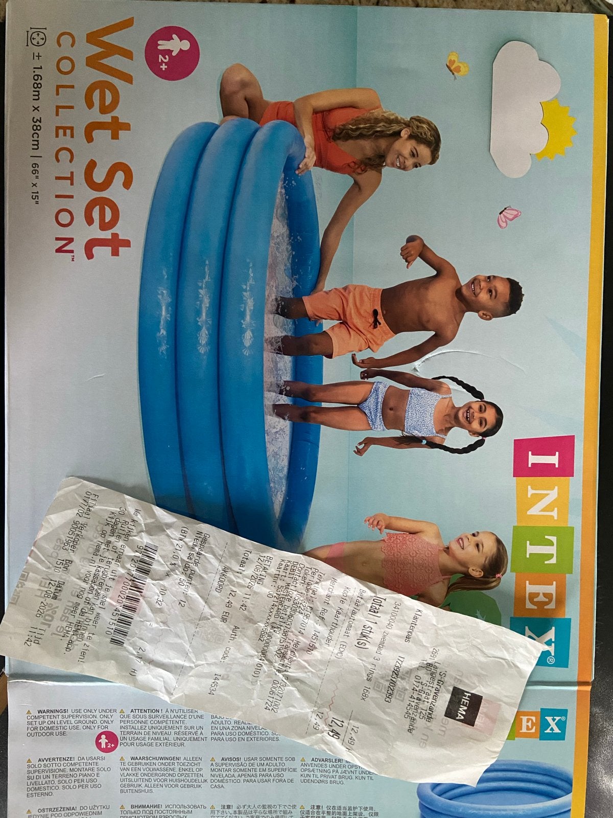 Intex Wet Set opblaasbaar zwembad voor kinderen, Ophalen, Nieuw, Jongen of Meisje