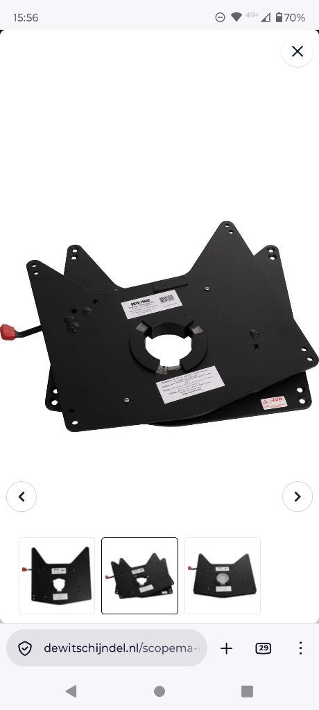 Draaiplateau bijrijder Trafic ll, Ophalen, Nieuw, Renault