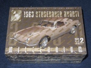 Bouwdoos 1963 Studebaker Avanti AMT, Overige merken, Auto, Groter dan 1:32, Nieuw