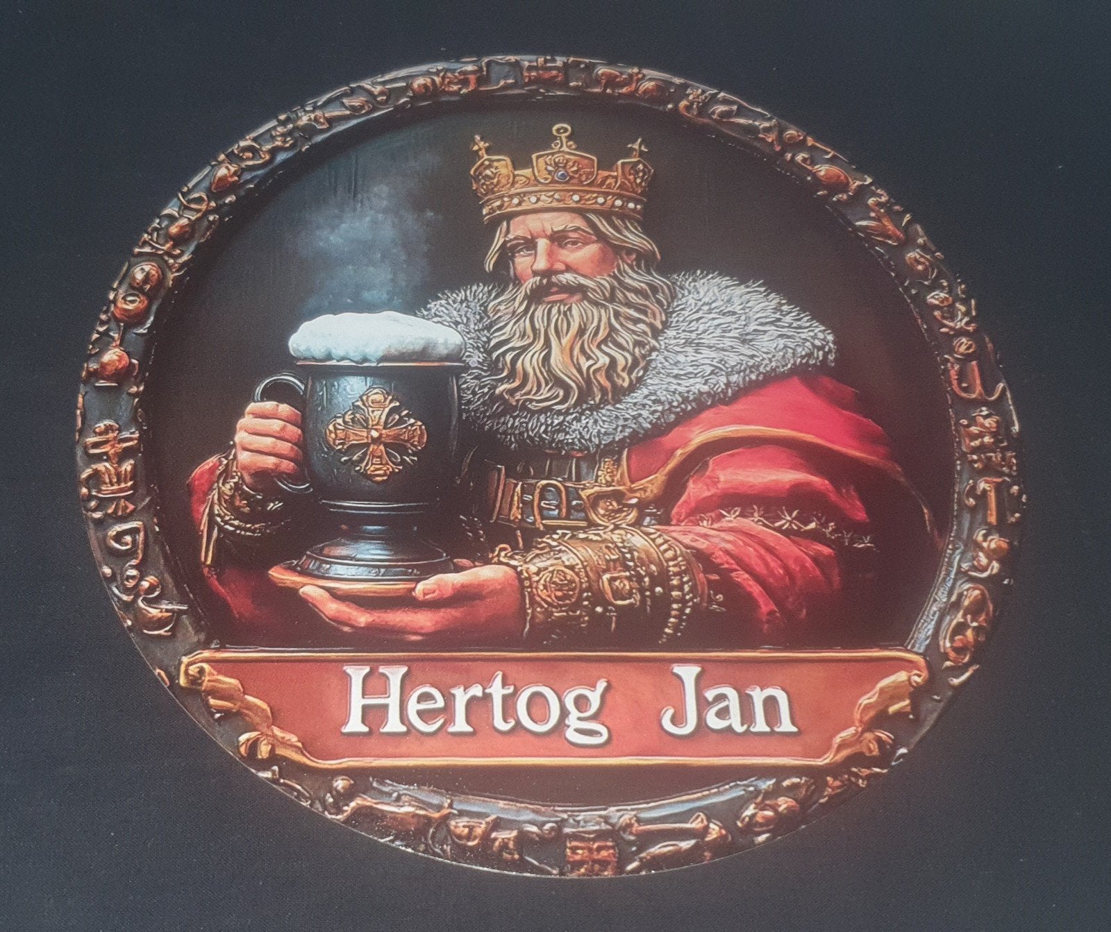 Hertog jan wandbord, perfect voor de man cave, bar, kroeg, Ophalen of Verzenden, Nieuw, Reclamebord, Plaat of Schild, Hertog Jan