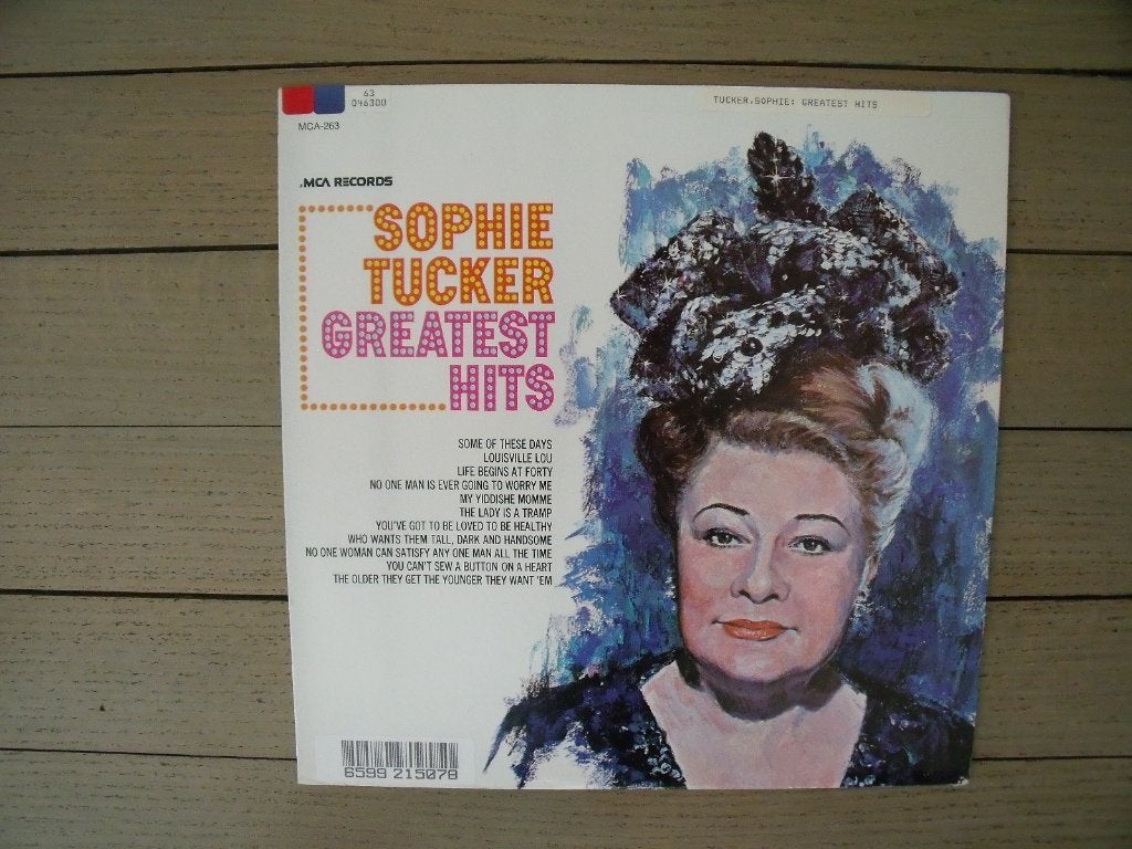 Sophie Tucker - Greatest hits, Ophalen of Verzenden, Zo goed als nieuw, 12 inch, LP