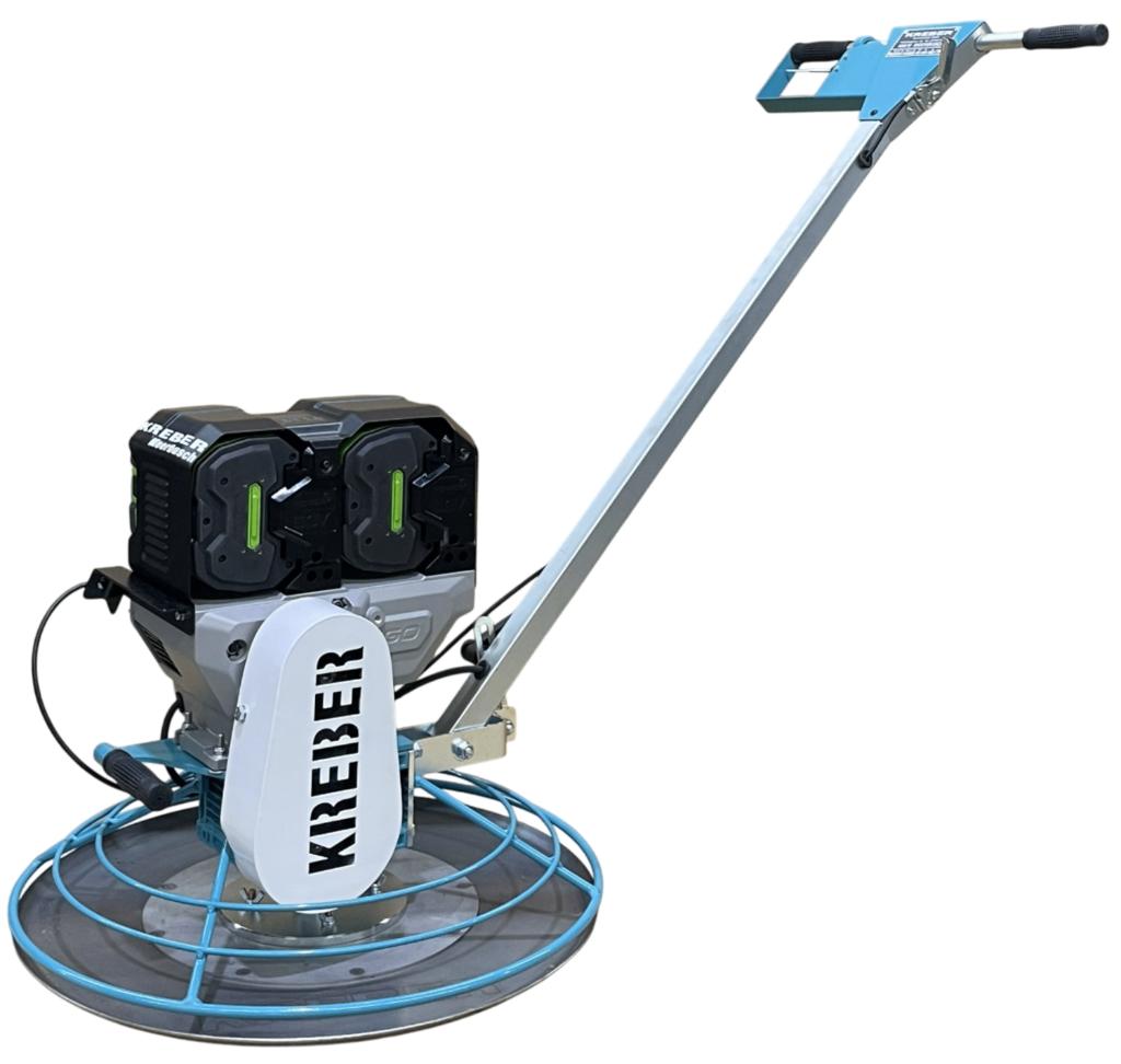 KREBER K600ET-AE accu vlindermachine 600/750 mm 4,72 pk, Minder dan 25 liter, Ophalen of Verzenden, Nieuw, Minder dan 200 liter/min