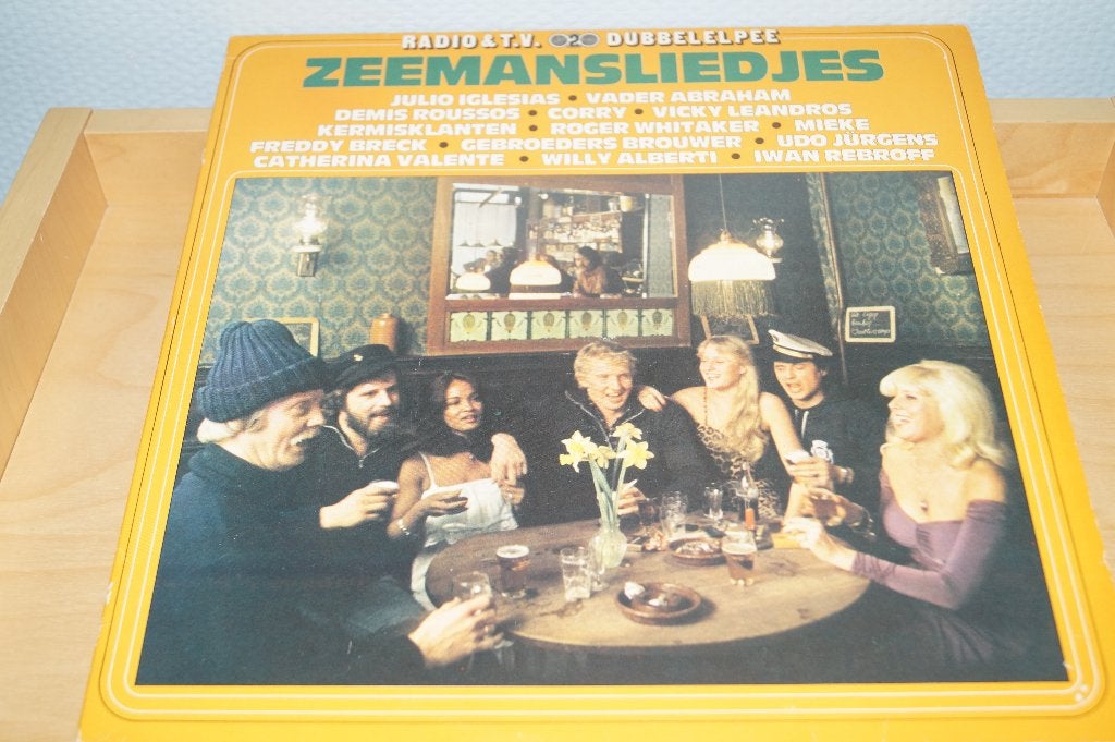 LP Zeemandsliedjes- dubbel LP - krasvrij 1528, Ophalen, Zo goed als nieuw