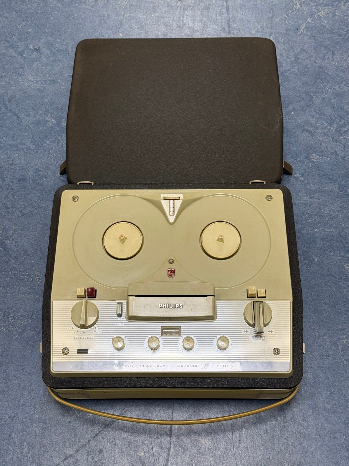 Philips EL 3547A /00A Bandrecorder, Audio, Tv en Foto, Ophalen of Verzenden, Bandrecorder, Met stofkap