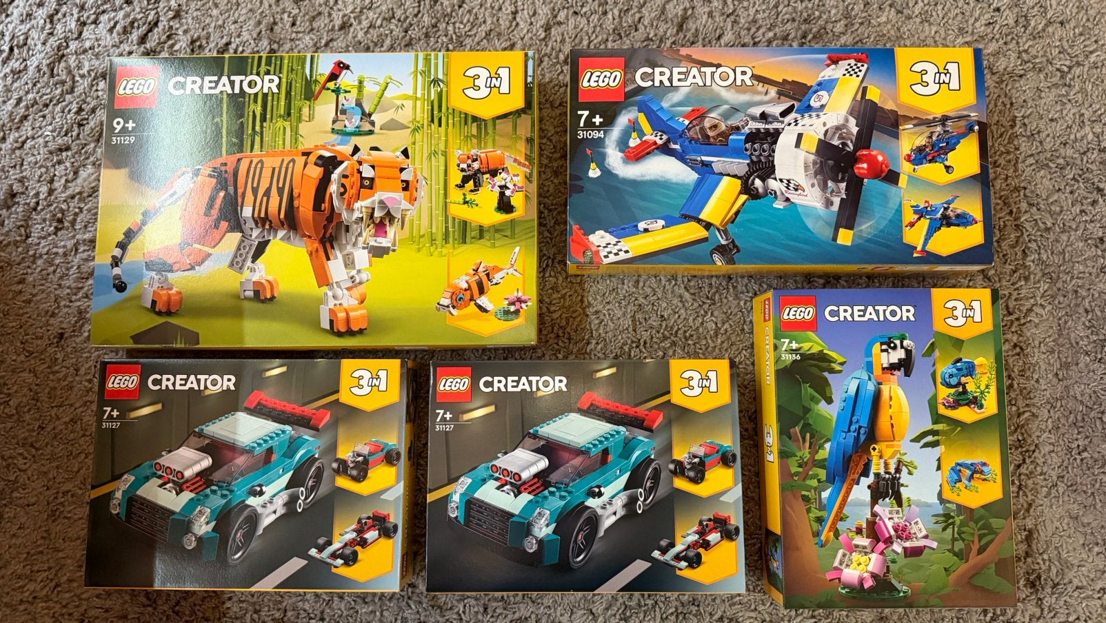 5 x Lego Creator Nieuw / Geseald, Ophalen, Ongeopend/sealed, Lego, Nieuw