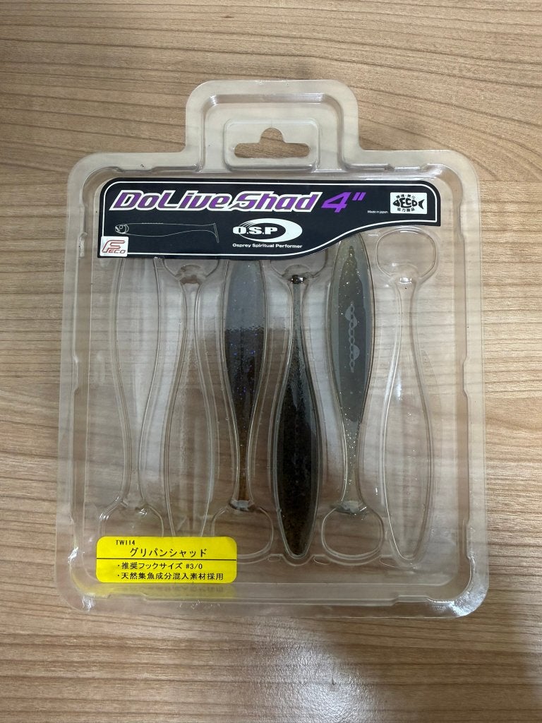 O.S.P DoLive Shad 10,2 cm TW114 - 3 stuks, Overige typen, Nieuw, Ophalen of Verzenden, E
