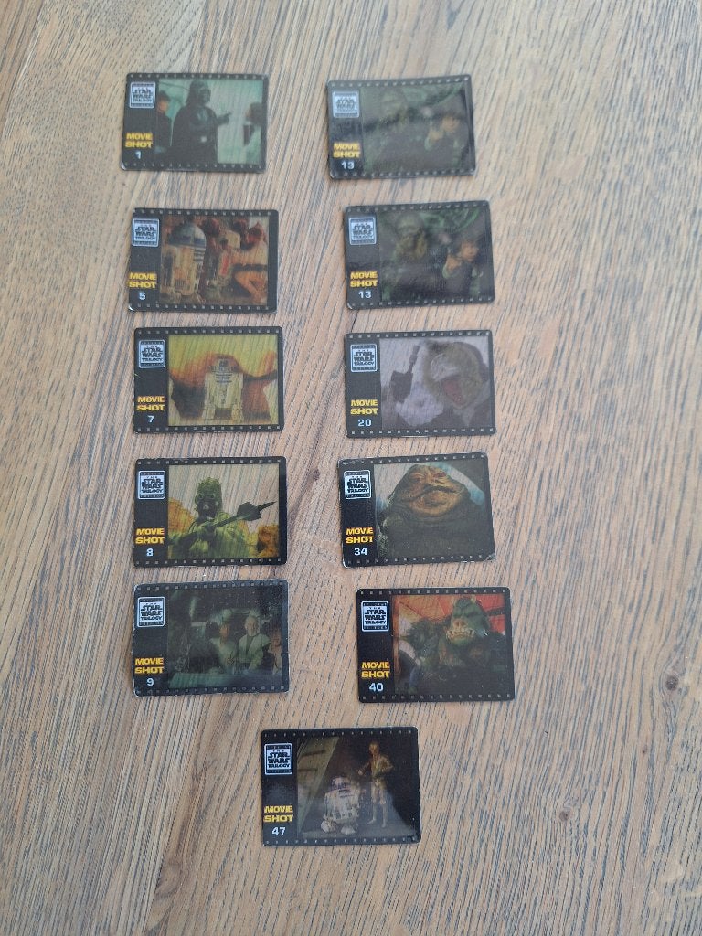 Mooie set Star Wars kaarten - 11 delig - te koop!, Verzamelen, Ophalen of Verzenden, Zo goed als nieuw