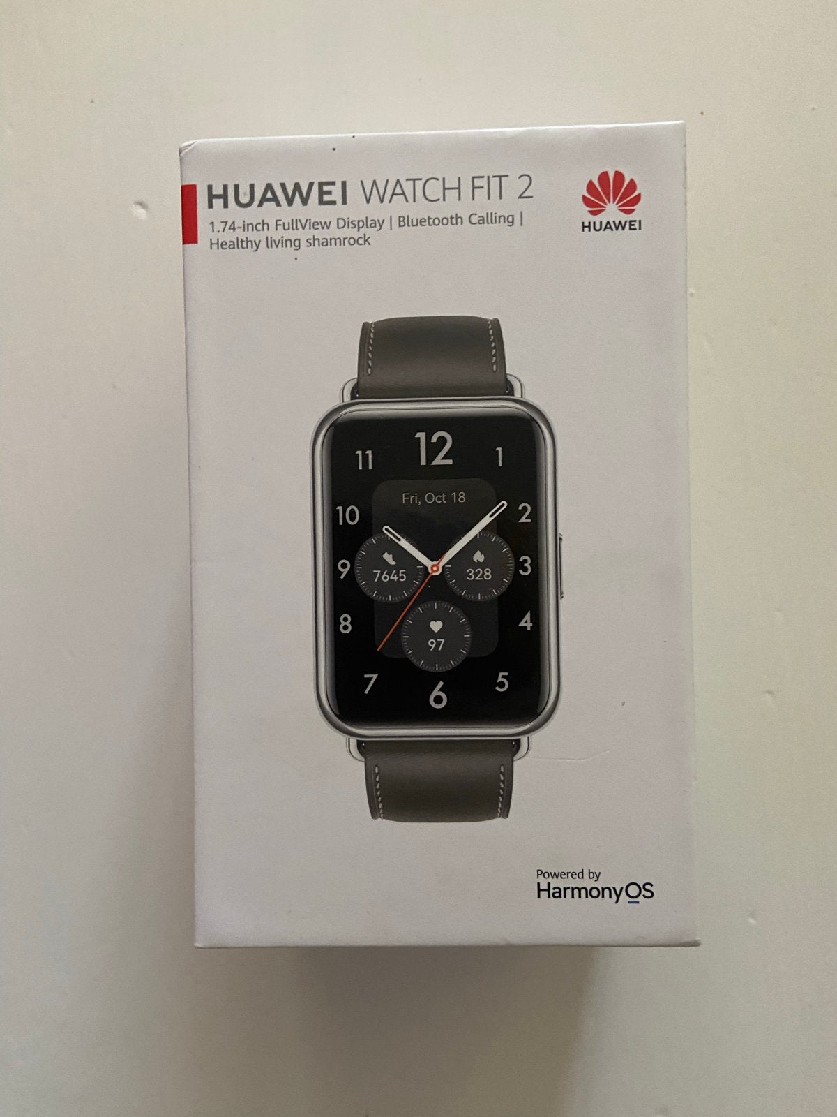 Huawei Watch Fit 2 - Smartwatch met Bluetooth bellen, Ophalen, Hartslag, Zo goed als nieuw, Grijs