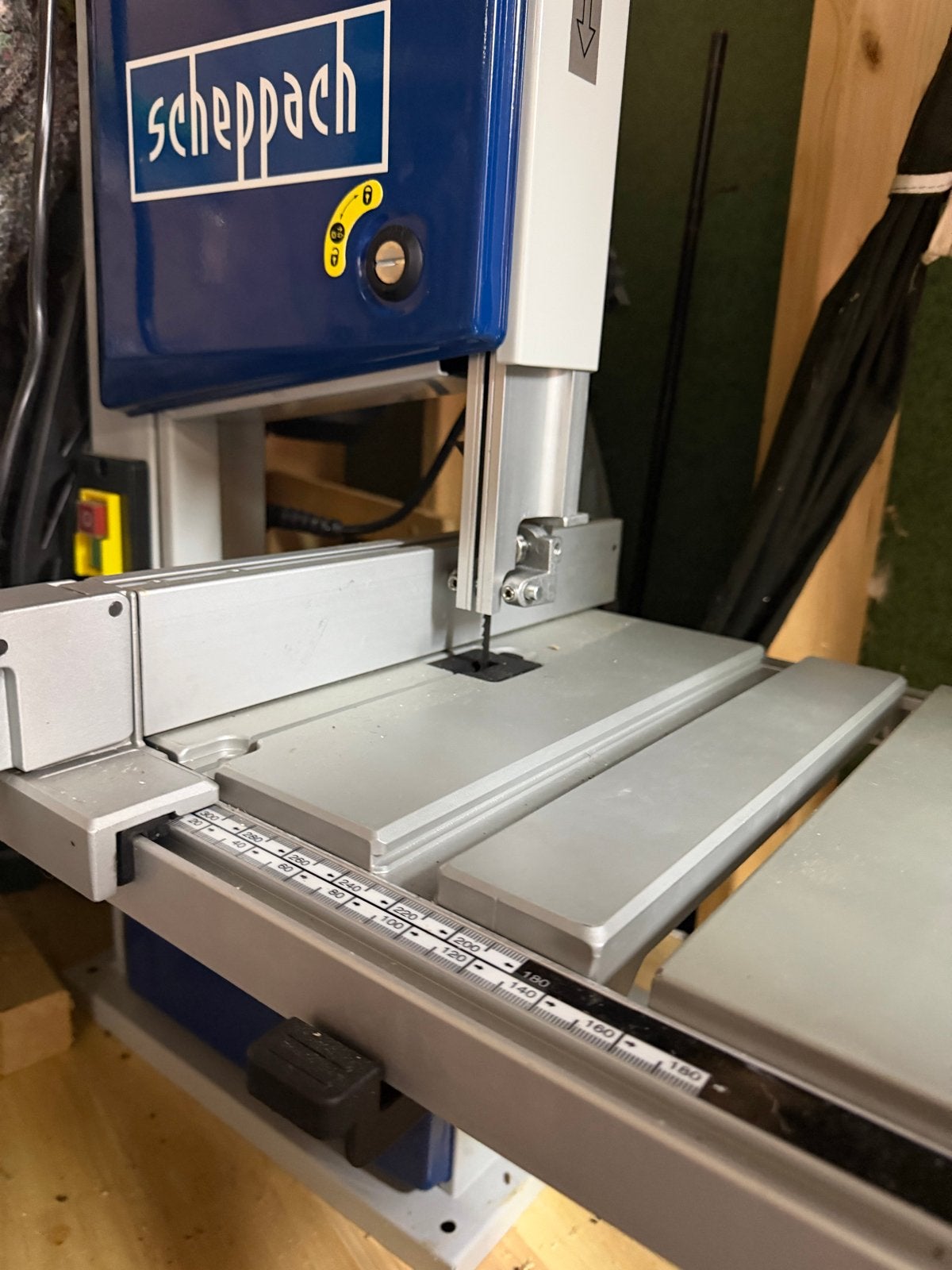 Scheppach HBS 30 lintzaag - Zo goed als nieuw, Ophalen, 70 mm of meer, 600 tot 1200 watt, Zo goed als nieuw