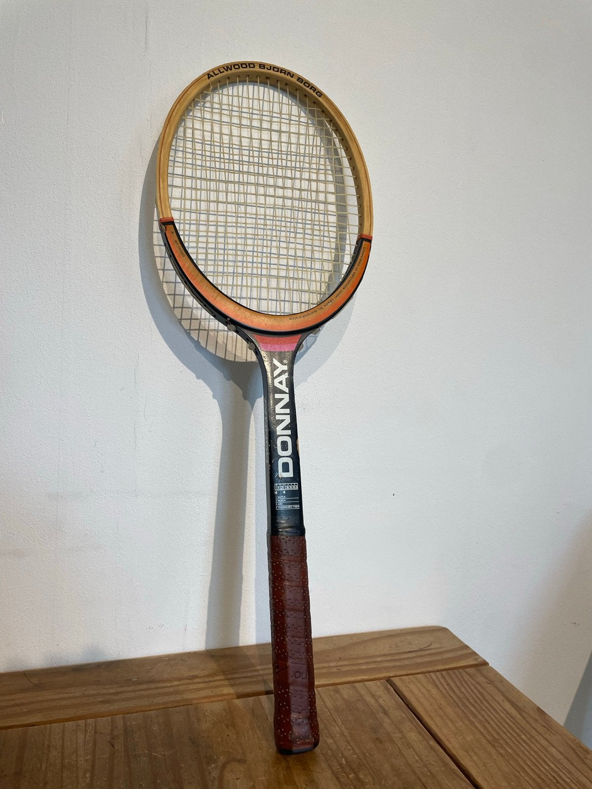 Donnay Allwood Björn Borg Tennisracket incl. Hoes, Ophalen of Verzenden, Gebruikt, Racket, Dunlop