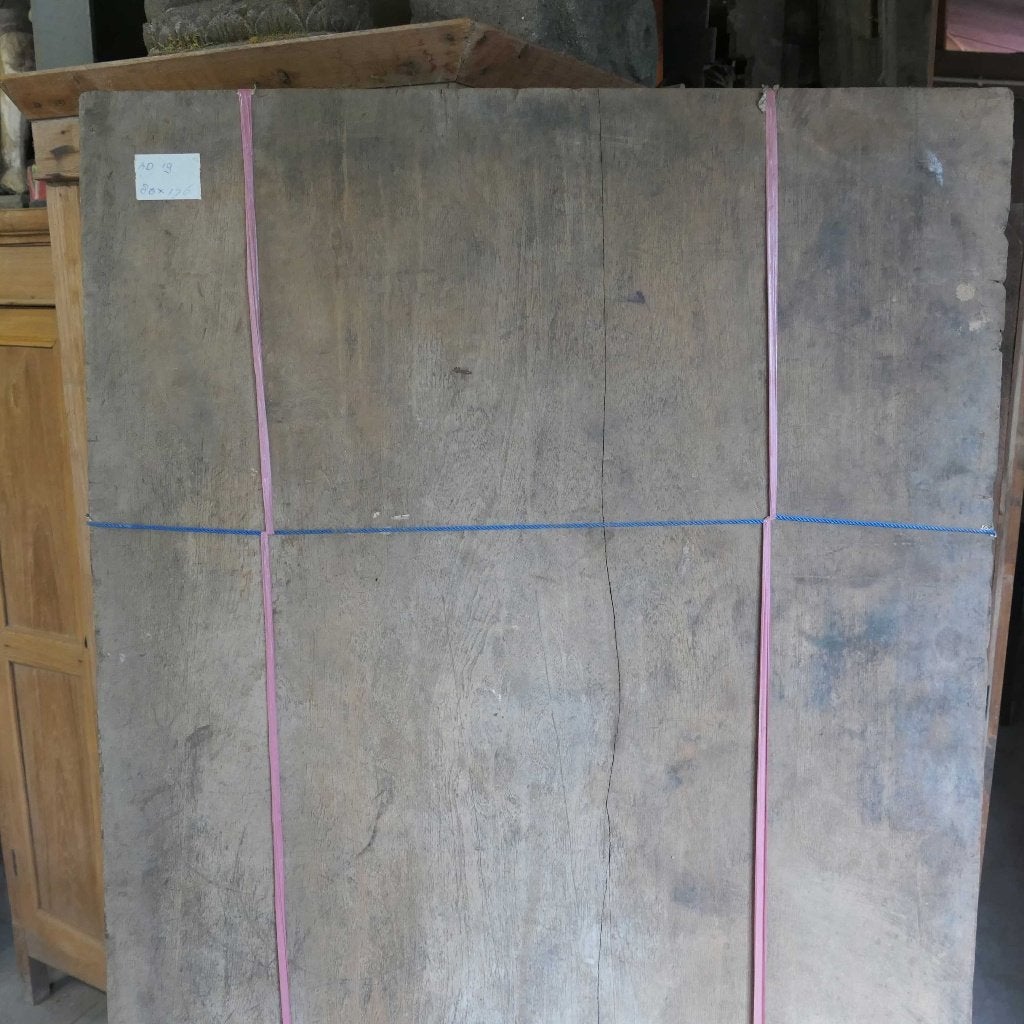 Teak hout tafel 176x80 landelijk TQ48 eettafel oud blad SALE, Ophalen of Verzenden