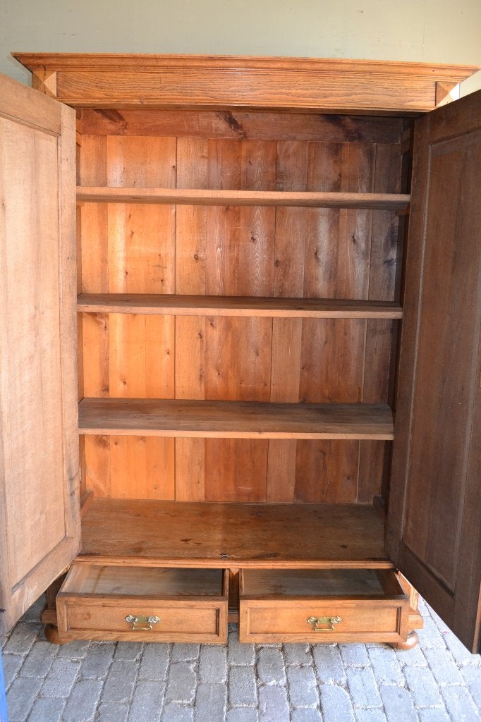 Prachtige antieke eiken houten kast., Verzenden