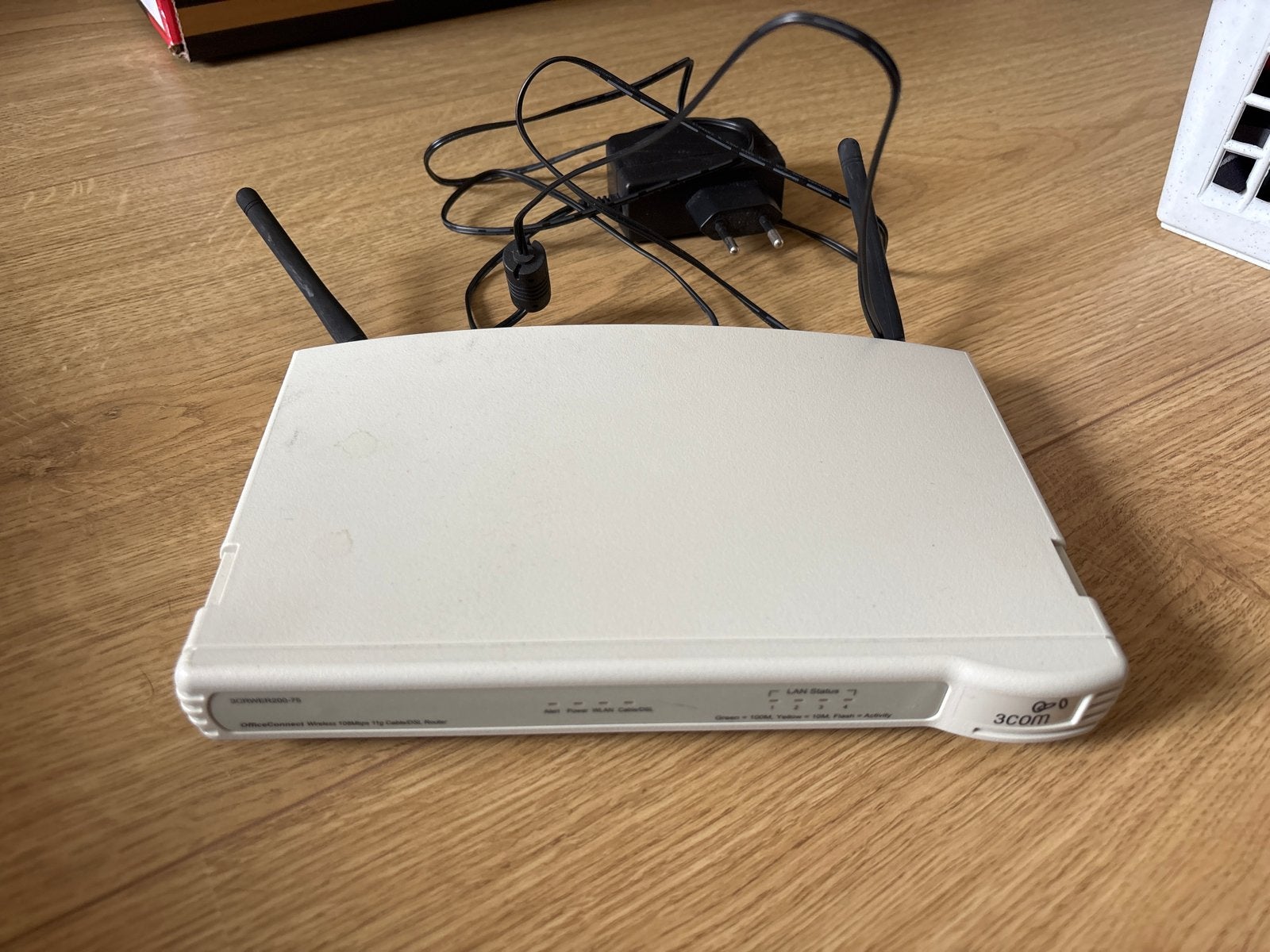 3Com OfficeConnect Wireless 108Mbps 11g Cable/DSL Router, Ophalen, Gebruikt, Router met modem