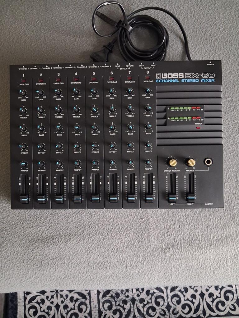 BOSS BX-80 8channel stereo mixer, Ophalen of Verzenden