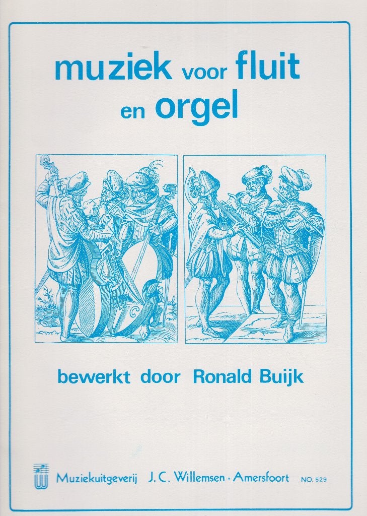 Ronald Buijk - MUZIEK voor FLUIT en ORGEL, Muziek en Instrumenten, Bladmuziek, Orgel, Gebruikt, Ophalen of Verzenden, Artiest of Componist