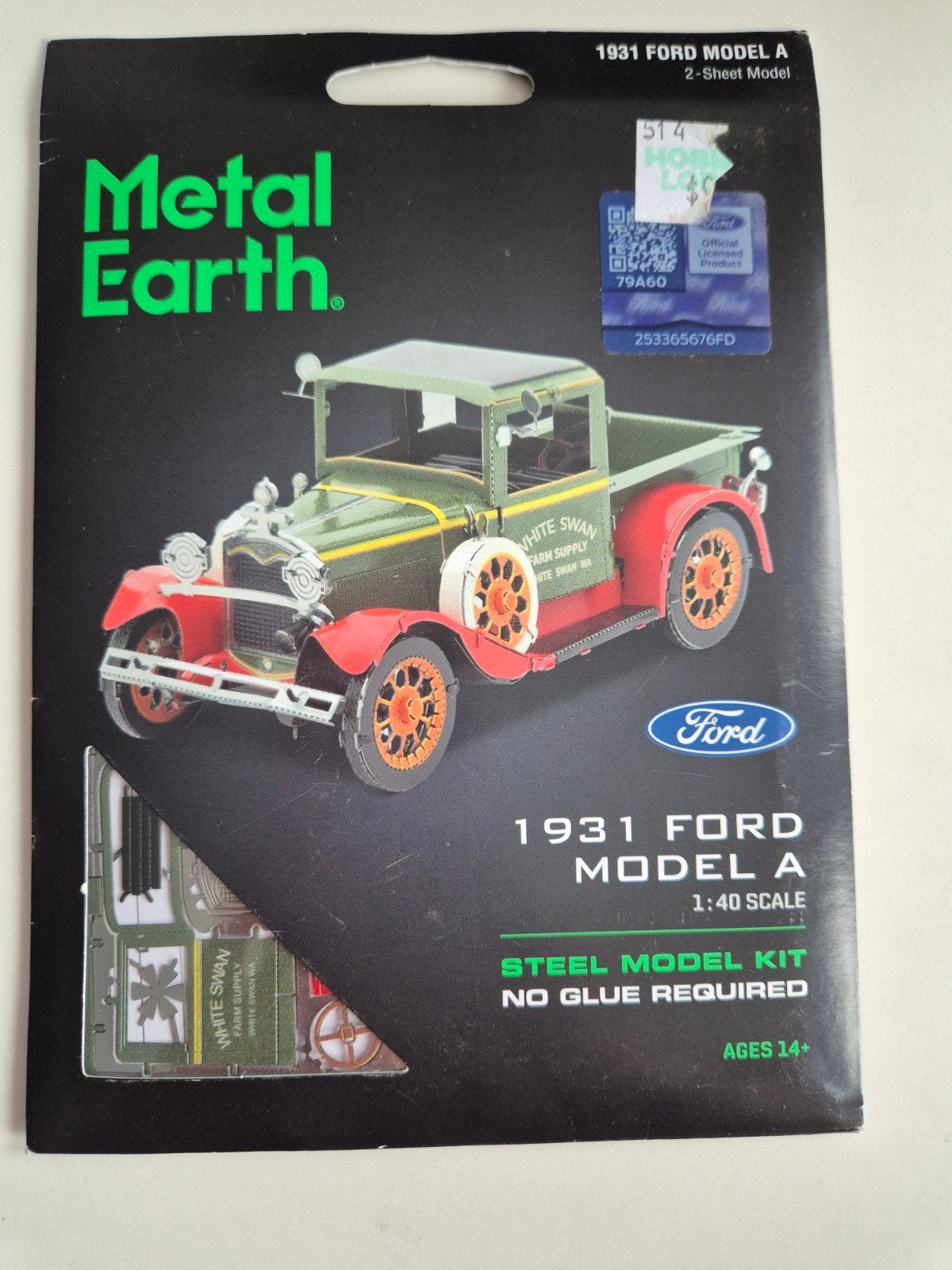 Metal Earth 1931 Ford Model A - Bouwpakket, Overige merken, Auto, 1:32 tot 1:50, Nieuw