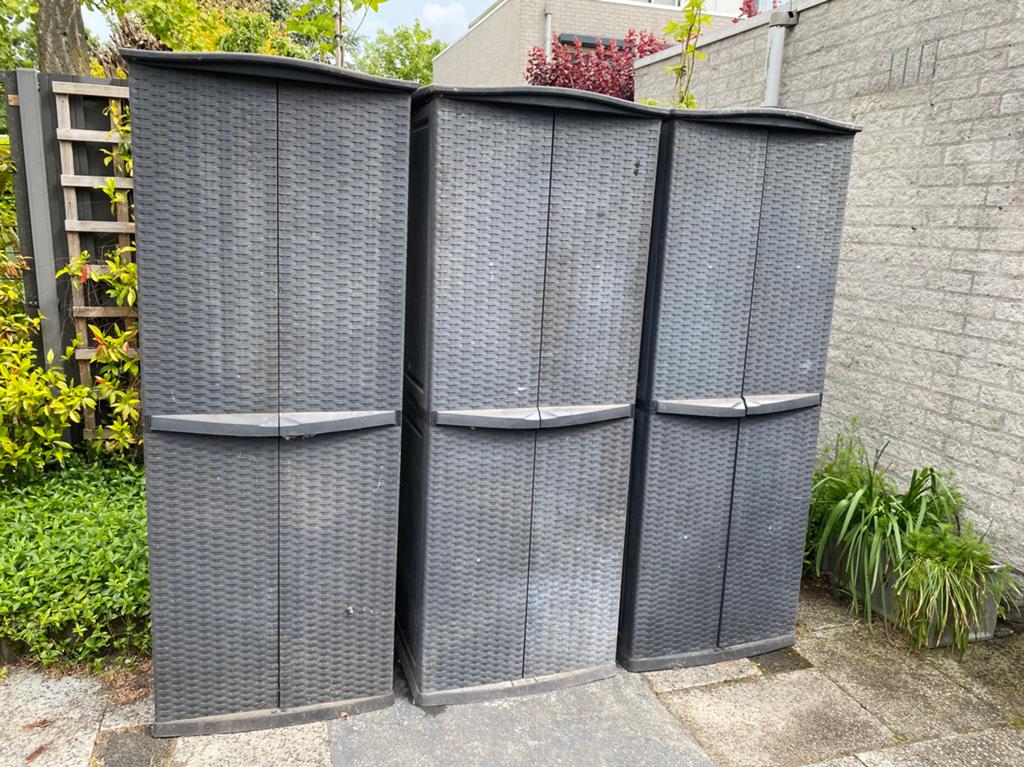 Tuinkasten tuinkast berging tuin, Tuin en Terras, Ophalen, Gebruikt, Kunststof, Overige typen