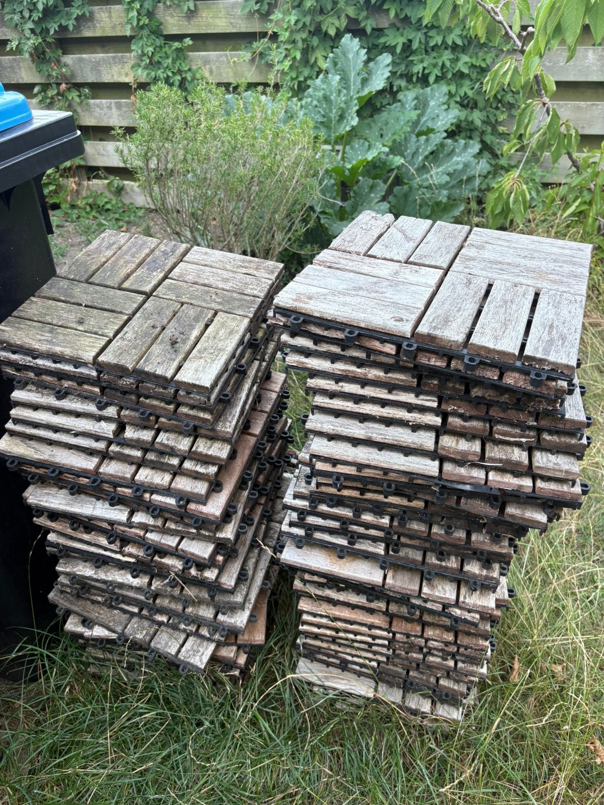 Ruim 7 m3 Lidl houten vlonders, Ophalen, Gebruikt, Hout