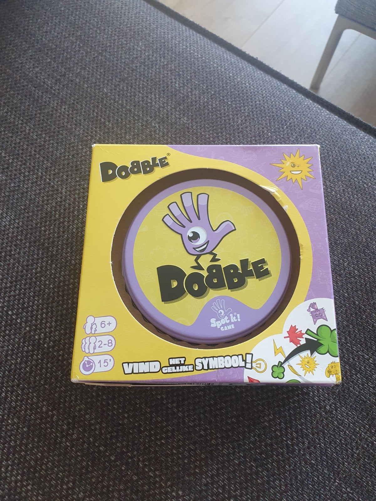 Dobble spel Nederlandstalig, Een of twee spelers, Ophalen of Verzenden, Zo goed als nieuw, Zygomatic