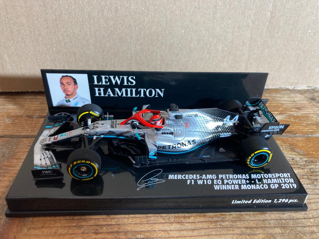 ✅ Lewis Hamilton 1:43 Winner Monaco GP 2019 Mercedes AMG F1, Ophalen of Verzenden, Nieuw, Formule 1