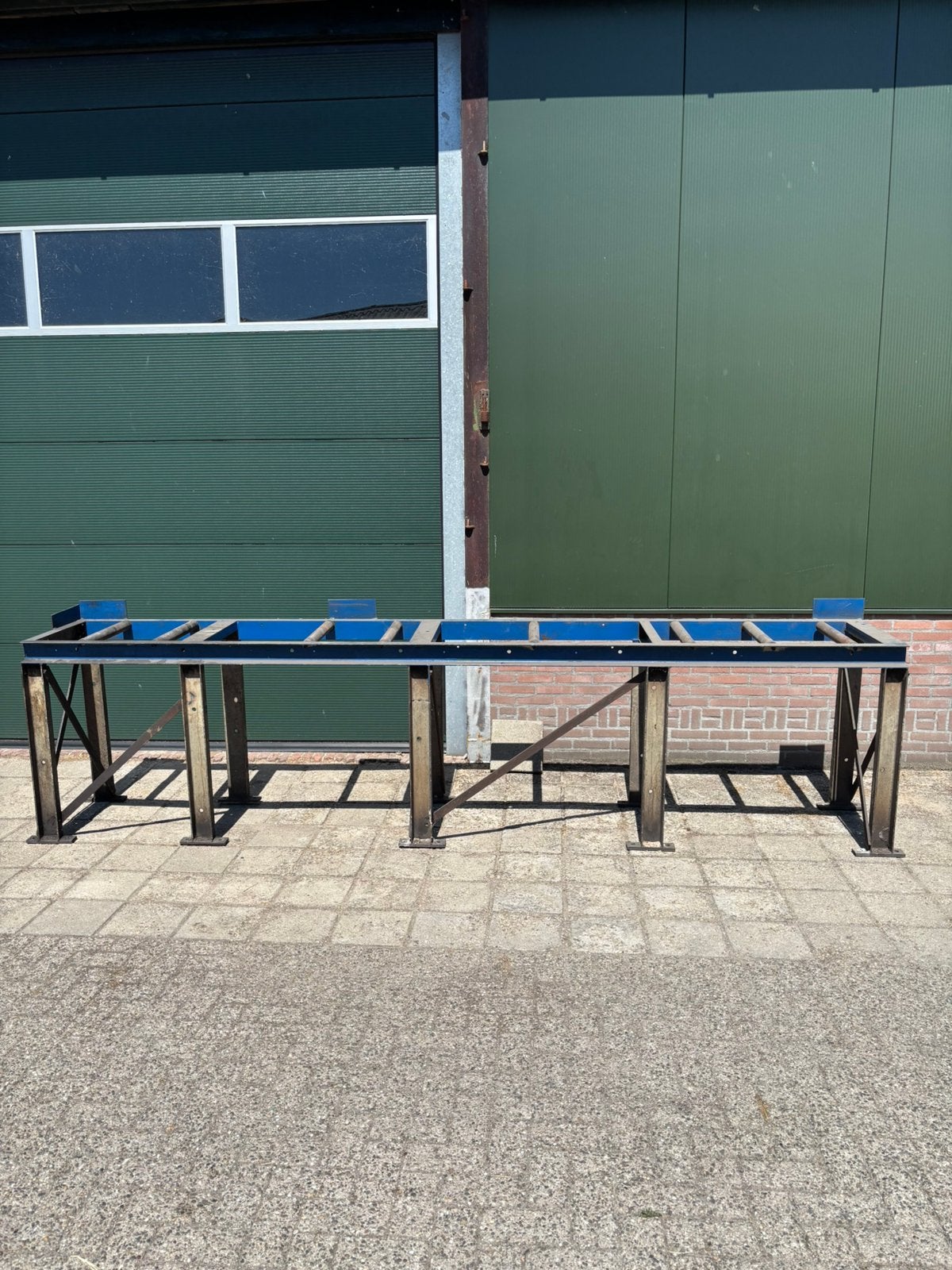 Stalen rollenbaan, machine aanvoer, Ophalen, Zo goed als nieuw