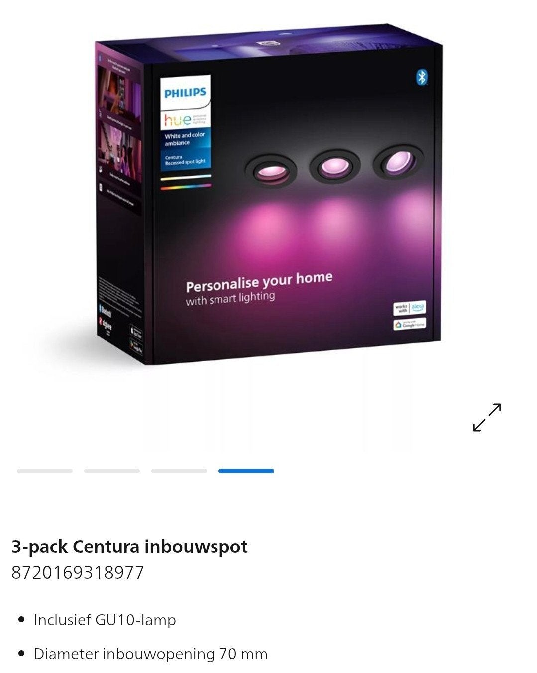 Centura spots Nieuw, Ophalen of Verzenden, Nieuw, E27 (groot), Led-lamp