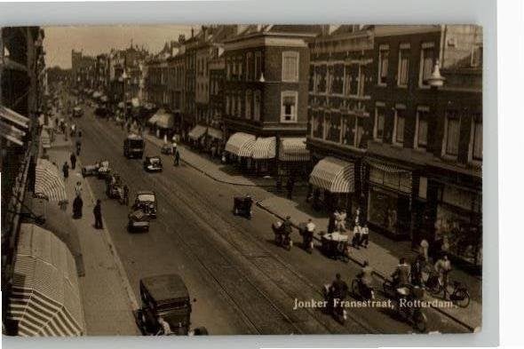 Rotterdam Jonker Fransstraat SPARO, Verzenden, 1940 tot 1960, Gelopen, Zuid-Holland