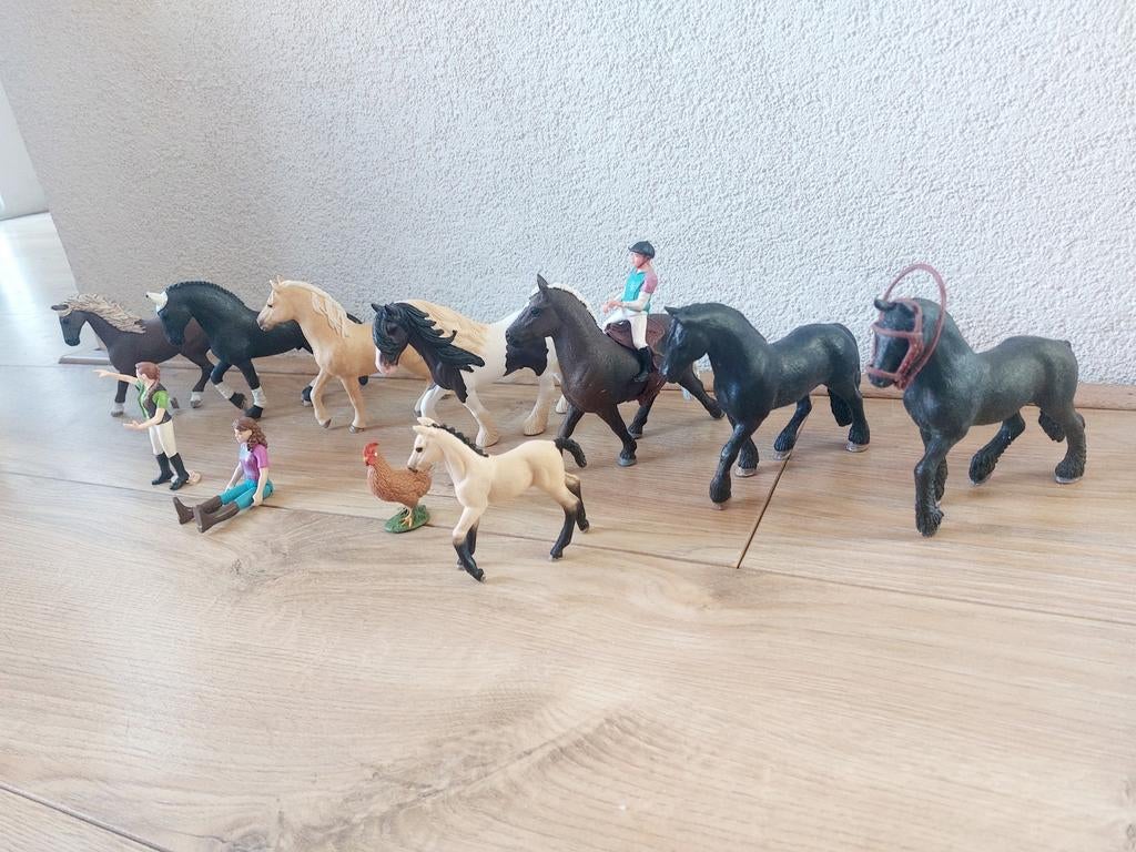 Schleich paarden en ruiters, Ophalen of Verzenden, Gebruikt
