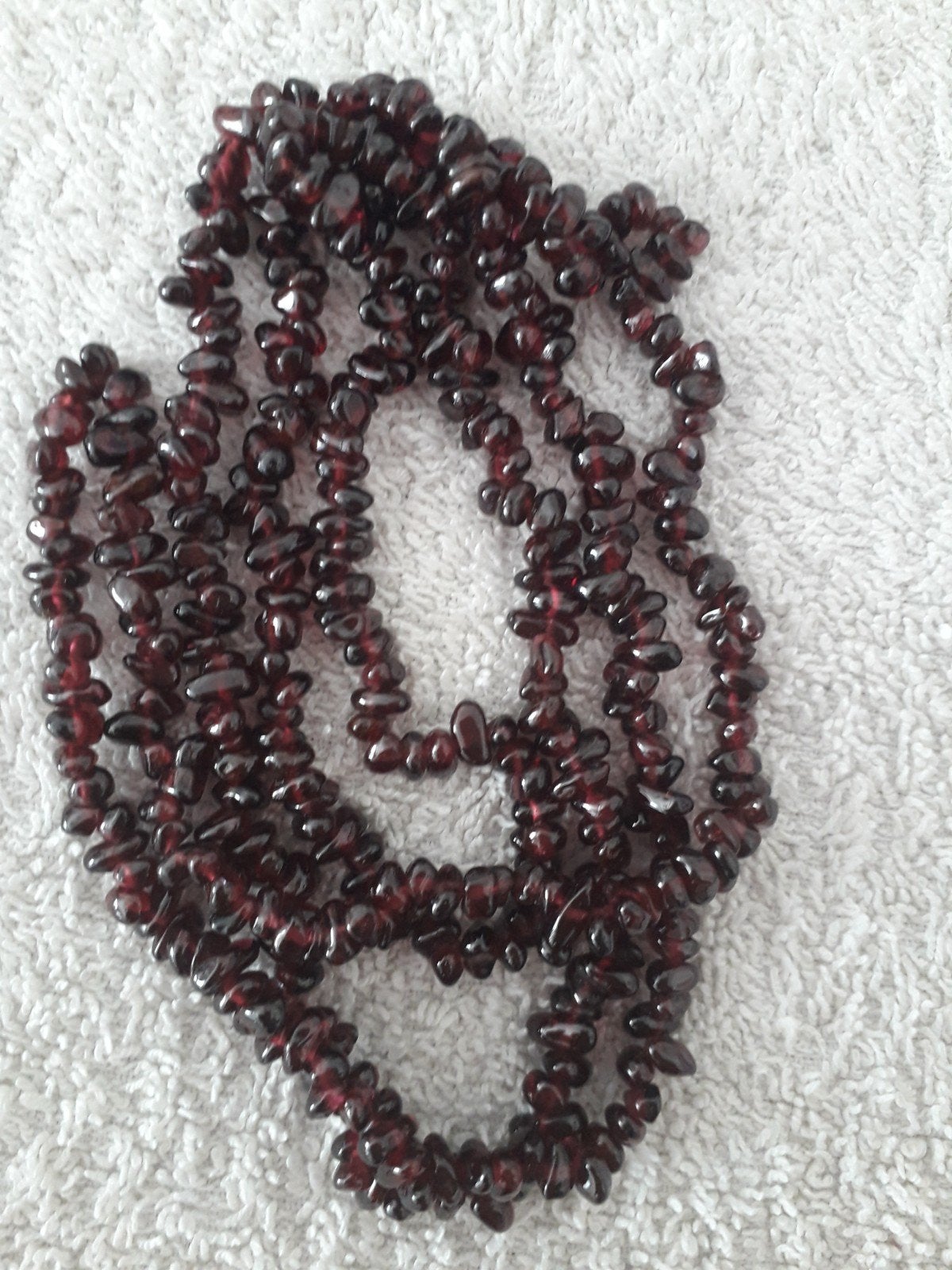 Sieraden, damesketting, Ophalen, Zo goed als nieuw, Rood, Overige materialen