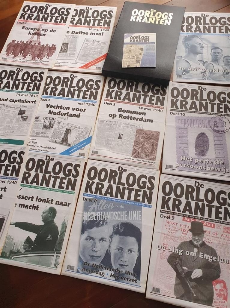 De oorlogskranten tweede wereldoorlog 1940-1945 - deel 1-11, Verzamelen, Ophalen of Verzenden, Overige soorten, Nederland, Boek of Tijdschrift