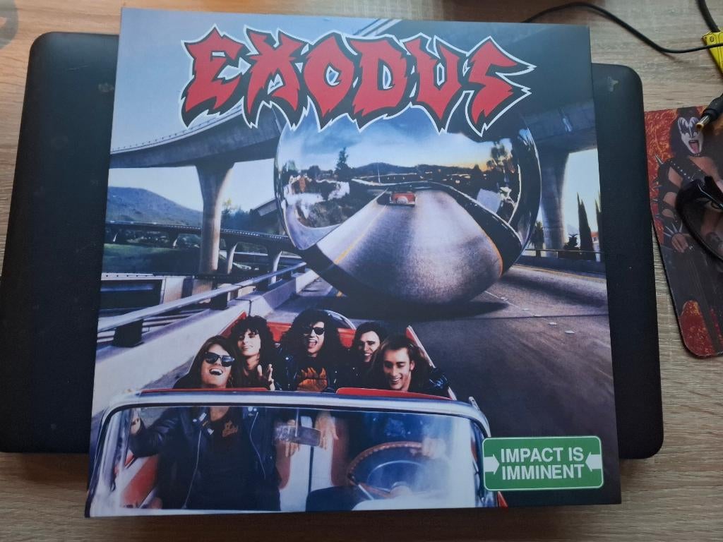LP Exodus – Impact Is Imminent. (2011) Blue Vinyl., Cd's en Dvd's, Vinyl | Hardrock en Metal, 2010 - 2019, Ophalen of Verzenden