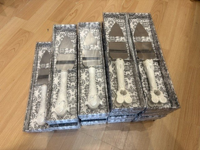 trouwen huwelijk taart schep vlaai 15 stuks samen, Ophalen of Verzenden, Nieuw, Versiering, Geboorte of Huwelijk