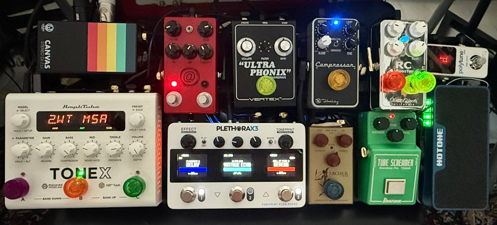 ToneX Pedal White Limited Edition (IK Multimedia) incl. doos, Ophalen of Verzenden, Zo goed als nieuw
