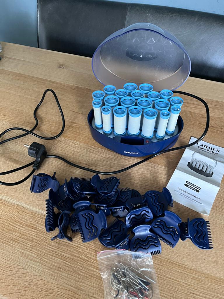 Carmen Care Setter C 3020 Krulset met 20 Rollers, Ophalen of Verzenden, Gebruikt, Haarverzorging
