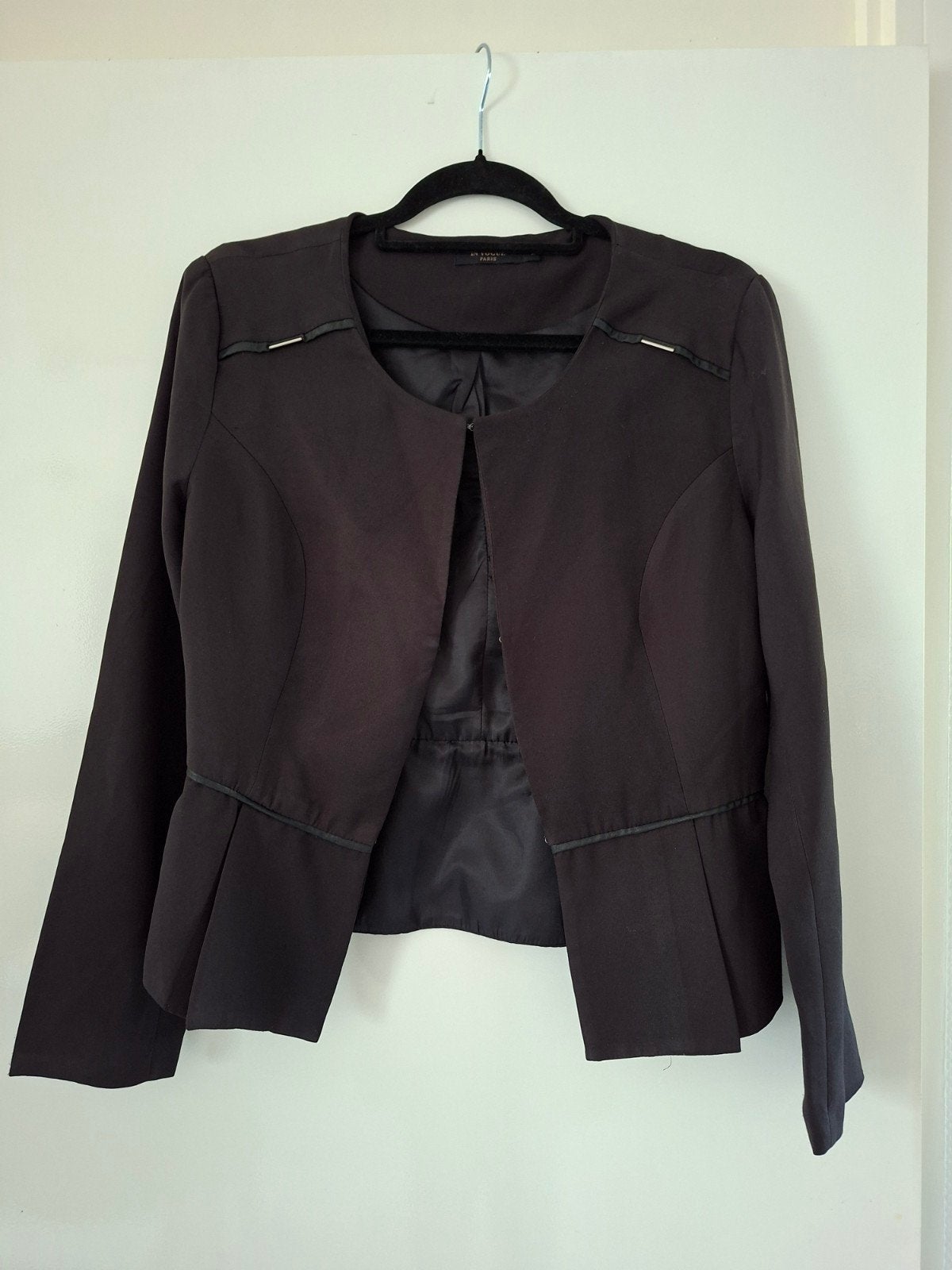 Zwart jasje van In Vogue Paris, maat L, Kleding | Dames, Zwart, Maat 42/44 (L), Ophalen of Verzenden, Zo goed als nieuw