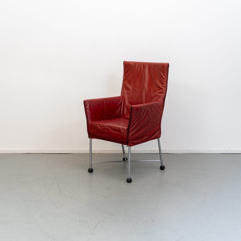 Montis Chaplin eetkamerstoelen Bordeaux rood, Niet ingevuld, Zo goed als nieuw, Niet ingevuld, Niet ingevuld
